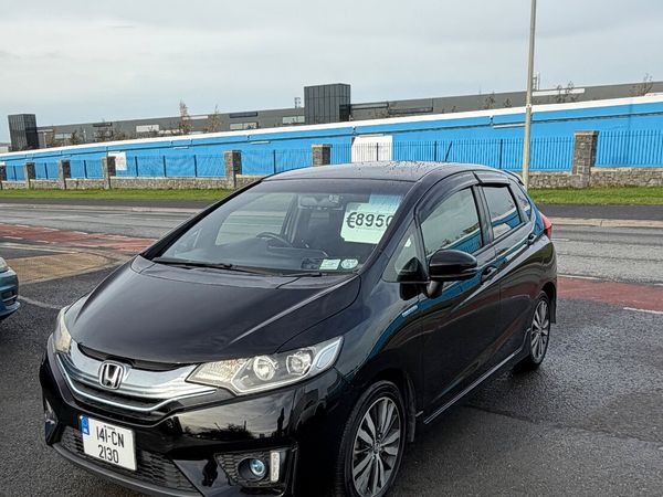Honda Jazz Hatchback, Petrol Hybrid, 2014, Black