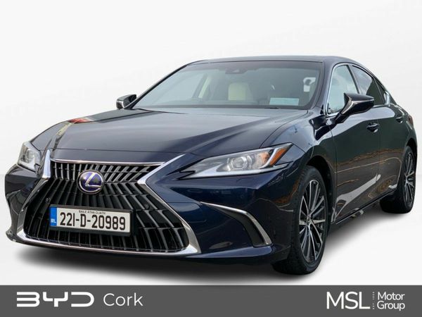 Lexus ES Saloon, Petrol Hybrid, 2022, Blue