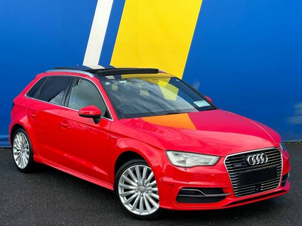 Audi A3 Hatchback, Petrol Hybrid, 2015, Red