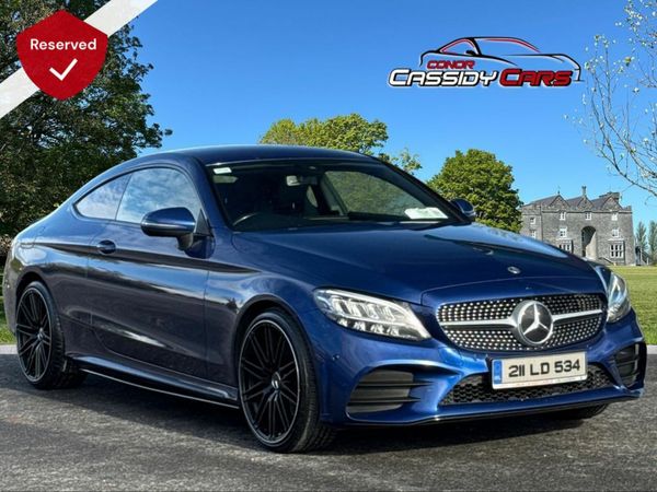 Mercedes-Benz C-Class Coupe, Diesel, 2021, Blue