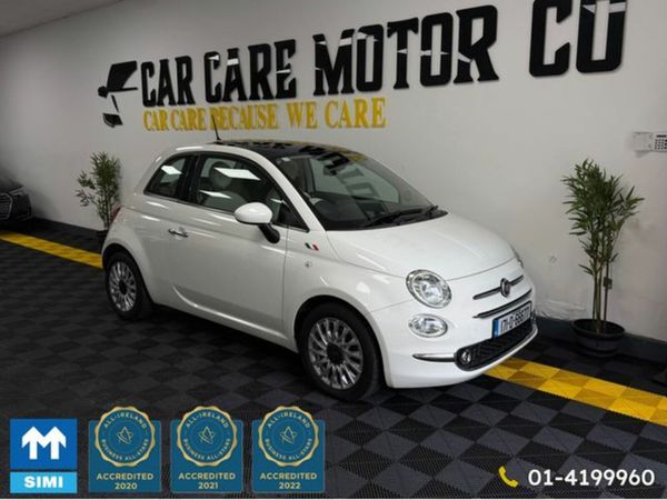 Fiat 500 Hatchback, Petrol, 2017, White
