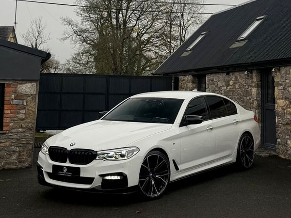 BMW 5-Series Saloon, Diesel, 2017, White