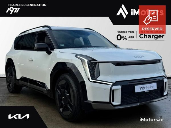Kia EV9 SUV, Electric, 2025, White