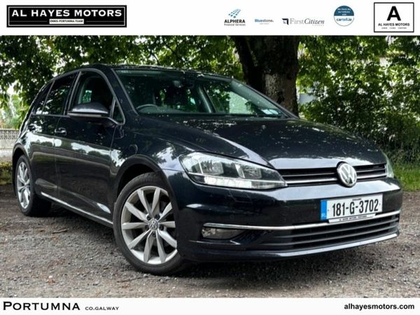 Volkswagen Golf Hatchback, Diesel, 2018, Black