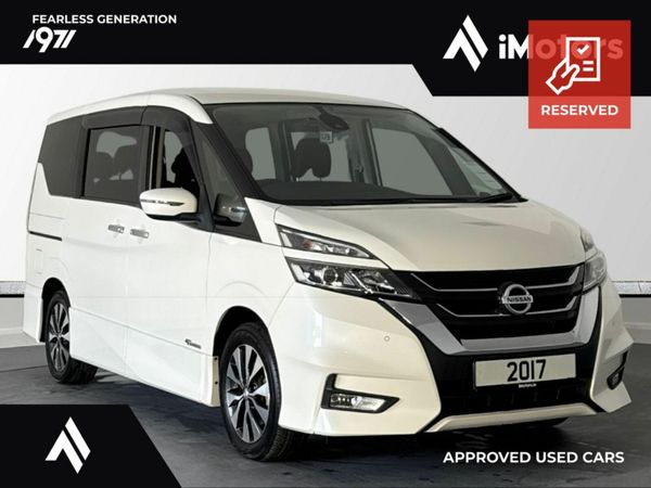 Nissan Serena MPV, Petrol Hybrid, 2017, White