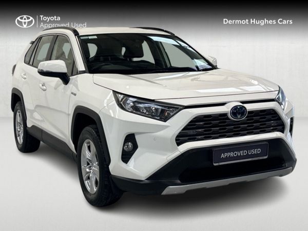Toyota RAV4 SUV, Petrol Hybrid, 2021, White