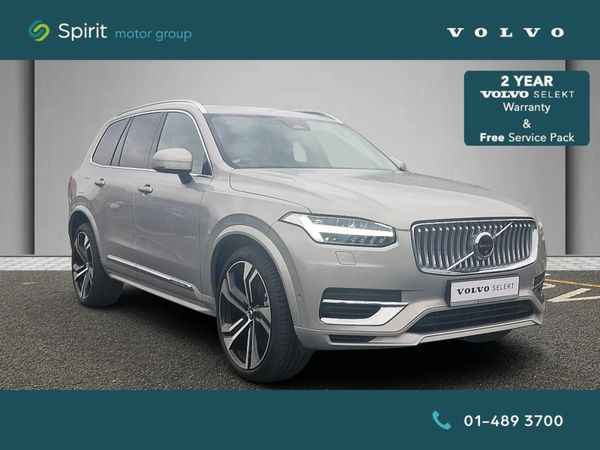 Volvo XC90 SUV, Petrol Plug-in Hybrid, 2024, Silver