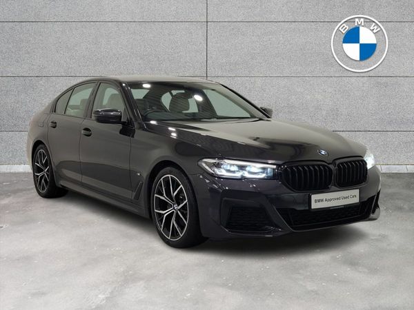 BMW 5-Series Saloon, Diesel Hybrid, 2022, Grey