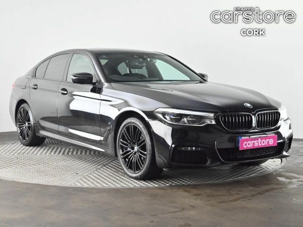 BMW 5-Series Saloon, Petrol Plug-in Hybrid, 2019, Black