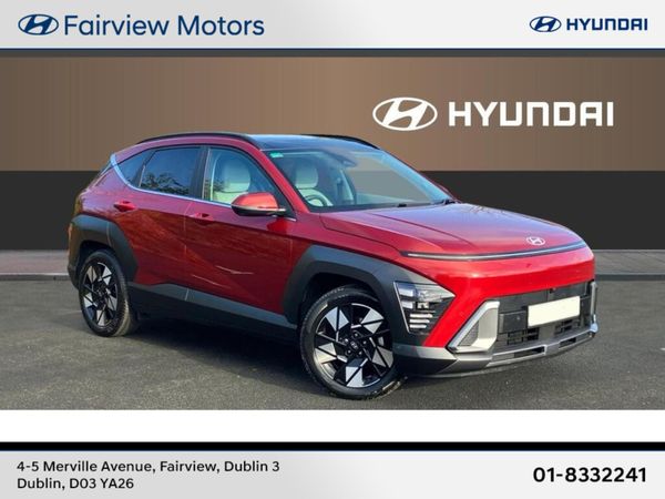 Hyundai KONA SUV, Petrol Hybrid, 2025, Red
