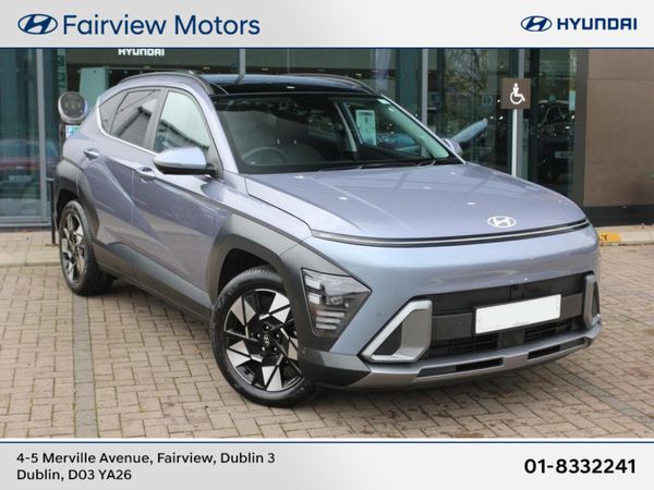 Hyundai KONA SUV, Petrol Hybrid, 2025, Blue