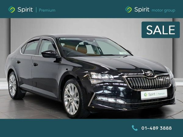Skoda Superb Saloon, Petrol Plug-in Hybrid, 2020, Black