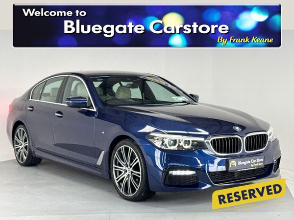 BMW 5-Series Saloon, Diesel, 2017, Blue