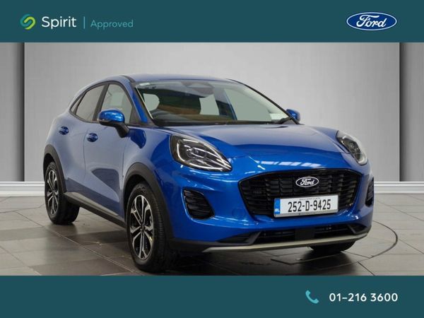 Ford Puma SUV, Petrol Hybrid, 2025, Blue