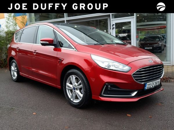 Ford S-Max MPV, Petrol Hybrid, 2022, Red