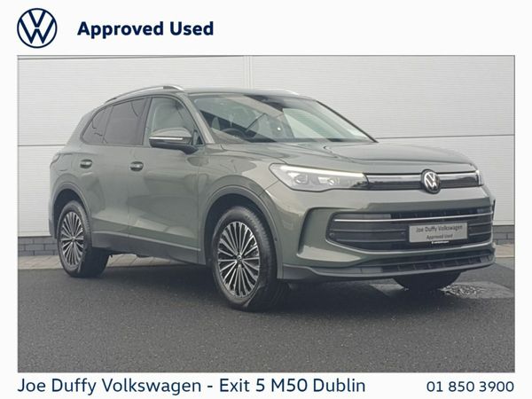 Volkswagen Tiguan SUV, Petrol Hybrid, 2024, Green