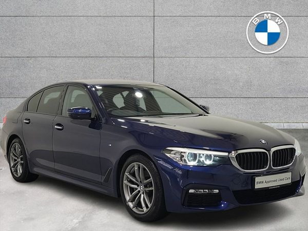 BMW 5-Series Saloon, Diesel, 2018, Blue