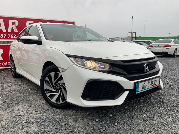 Honda Civic Hatchback, Petrol, 2018, White