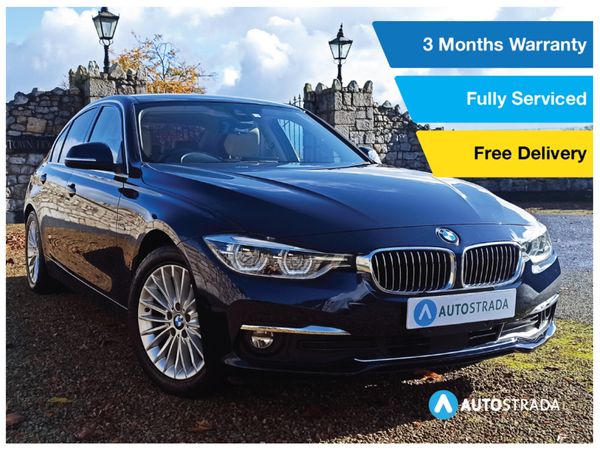 BMW 3-Series Saloon, Diesel, 2016, Blue