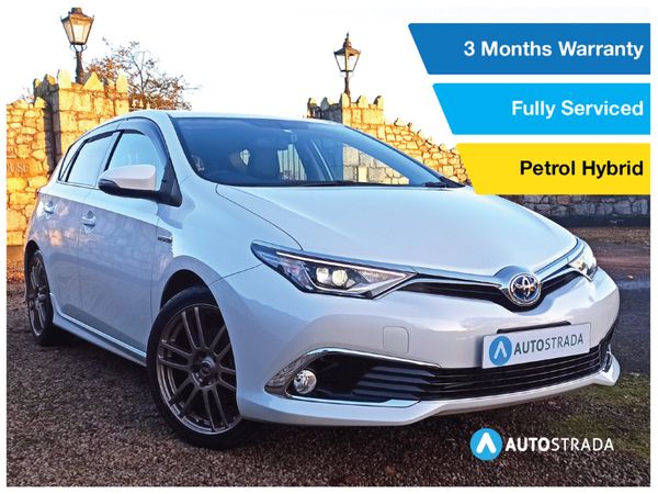 Toyota Auris Hatchback, Petrol Hybrid, 2016, White