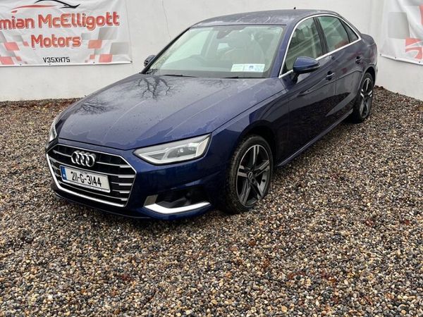 Audi A4 Saloon, Diesel, 2021, Blue
