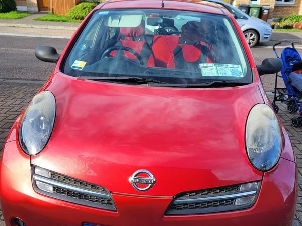 Nissan Micra Hatchback, Petrol, 2006, Red