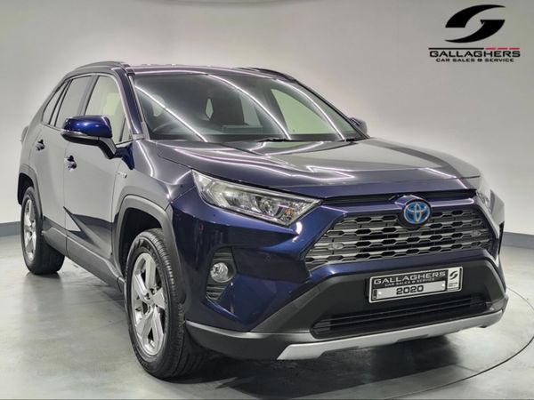 Toyota RAV4 SUV, Petrol Hybrid, 2020, Blue