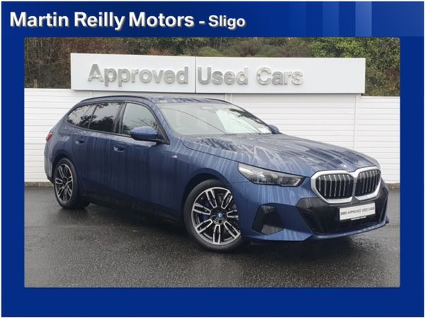 BMW 5-Series Estate, Petrol Plug-in Hybrid, 2025, Blue