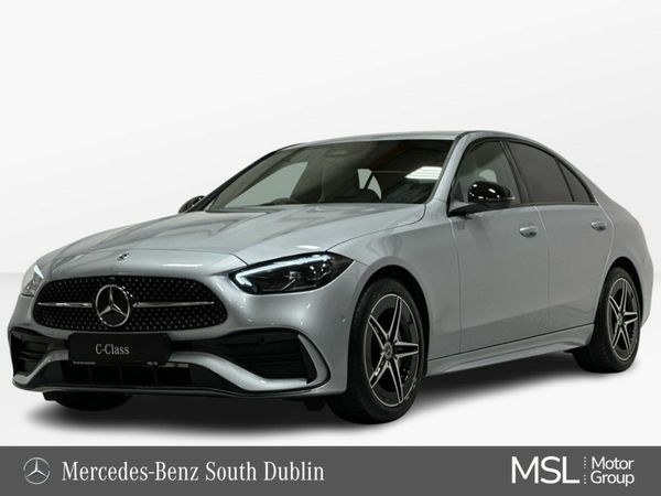 Mercedes-Benz C-Class Saloon, Diesel Hybrid, 2025, Silver