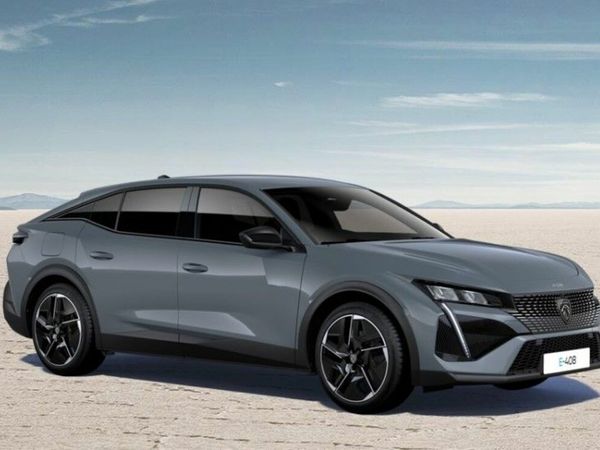 Peugeot 408 Saloon, Electric, 2026, Grey