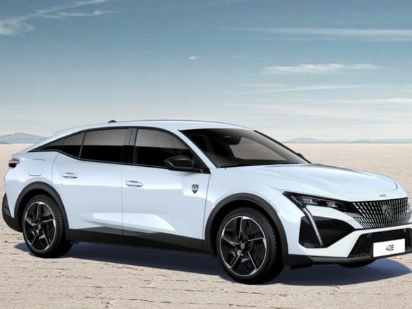Peugeot 408 Saloon, Petrol Hybrid, 2026, White