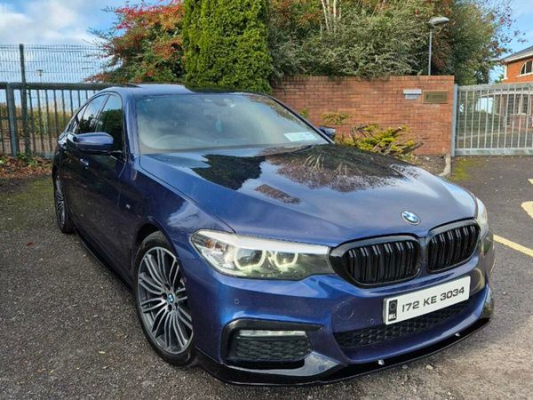 BMW 5-Series Saloon, Diesel, 2017, Blue