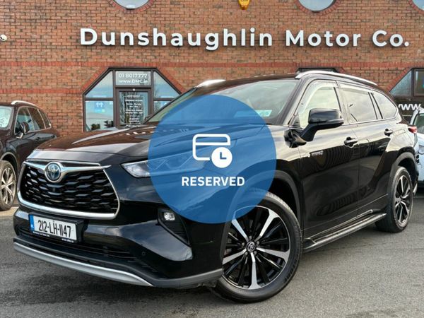 Toyota Highlander SUV, Petrol Hybrid, 2021, Black