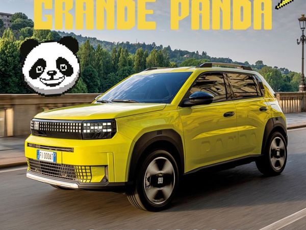 Fiat Grande Panda Hatchback, Petrol Hybrid, 2026, Yellow