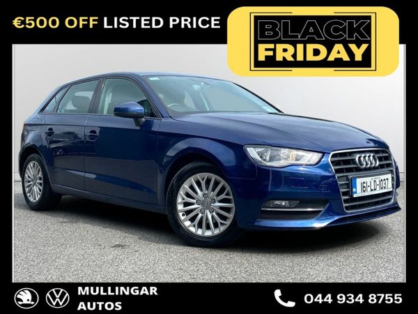Audi A3 Hatchback, Diesel, 2016, Blue