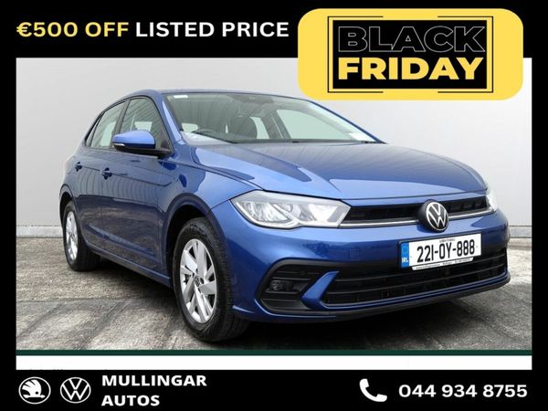 Volkswagen Polo Hatchback, Petrol, 2022, Blue