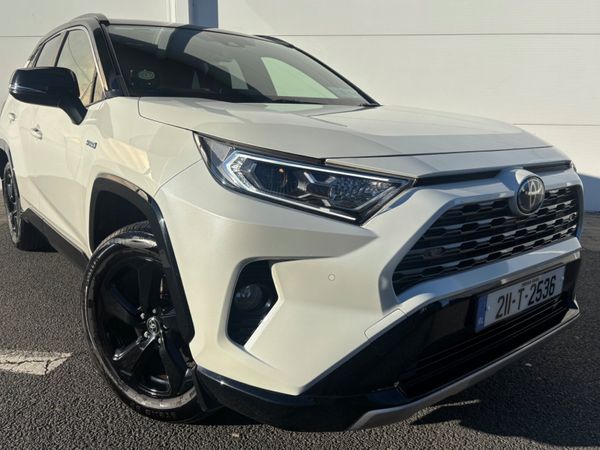 Toyota RAV4 SUV, Petrol Hybrid, 2021, White