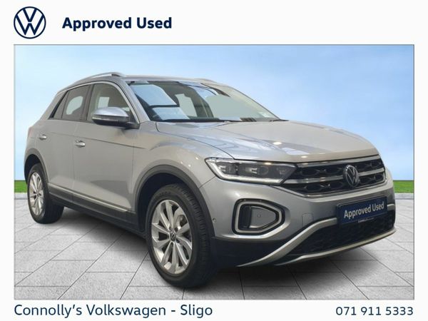 Volkswagen T-Roc SUV, Petrol, 2023, Silver