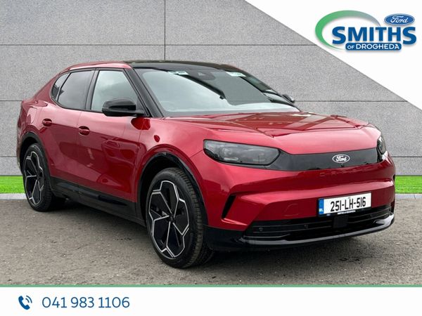 Ford Capri MPV, Electric, 2026, Red