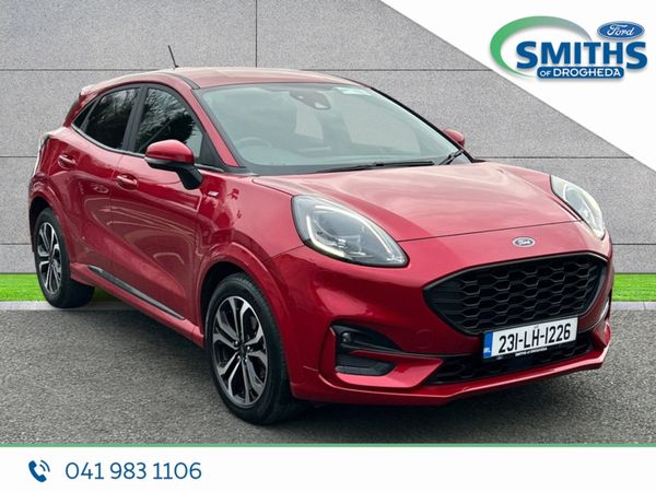Ford Puma MPV, Petrol Hybrid, 2023, Red