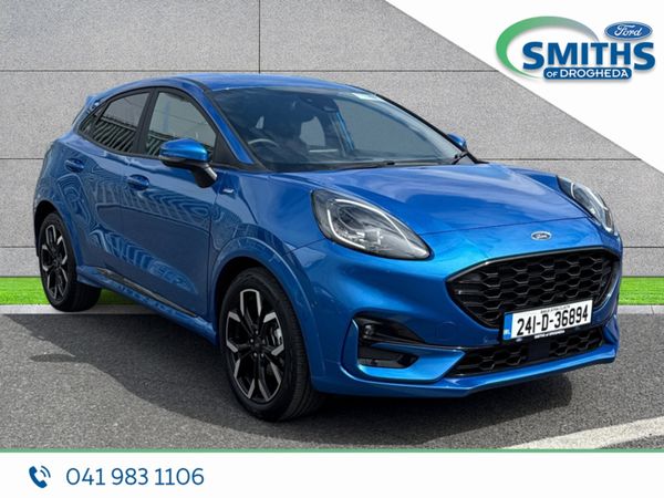 Ford Puma MPV, Petrol Hybrid, 2024, Blue