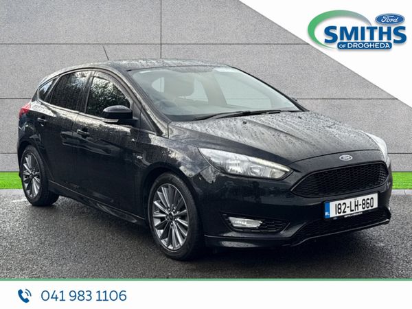 Ford Focus Hatchback, Petrol, 2018, Black