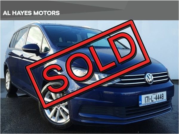 Volkswagen Touran MPV, Diesel, 2017, Blue