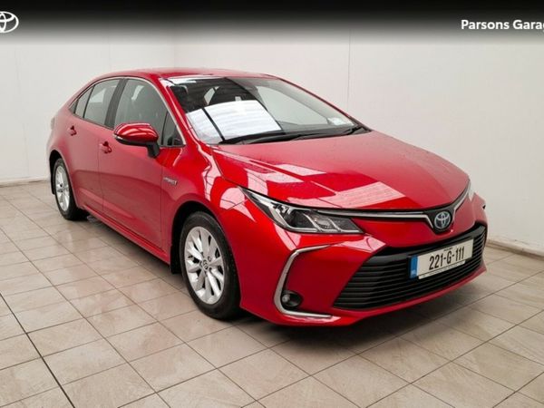 Toyota Corolla Saloon, Petrol Hybrid, 2022, Red