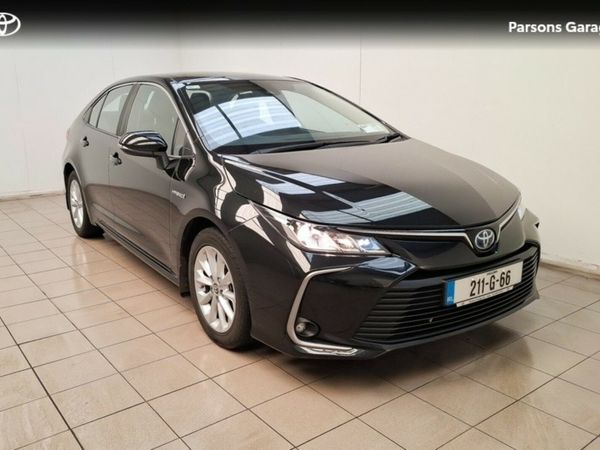Toyota Corolla Saloon, Petrol Hybrid, 2021, Black