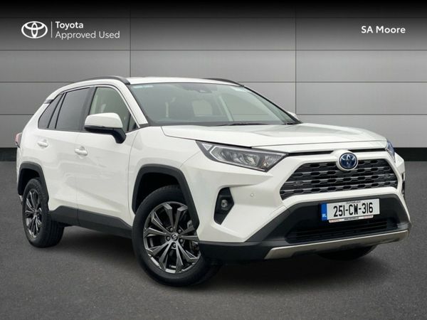 Toyota RAV4 SUV, Petrol Hybrid, 2025, White