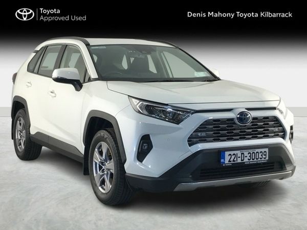 Toyota RAV4 SUV, Petrol Hybrid, 2022, White