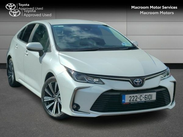 Toyota Corolla Saloon, Petrol Hybrid, 2022, White