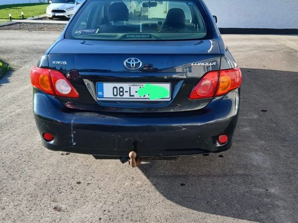 Toyota Corolla Saloon, Petrol, 2008, Black