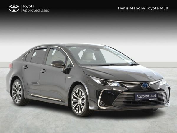 Toyota Corolla Saloon, Petrol Hybrid, 2021, Black
